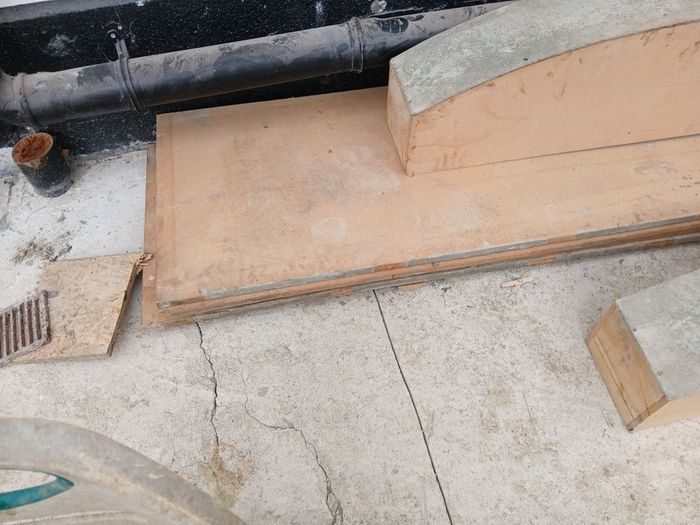 Timber form for arch