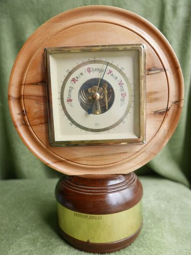 Vintage Weather Station Barometer