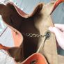 Orange Leather Handbag Similar To Tod's Handbag Image 8