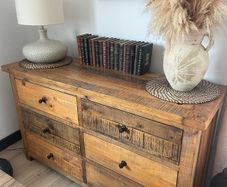Solid wood sideboard
