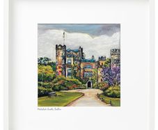 Malahide Castle, Dublin, large framed print by Helen Mathews - FRAMED