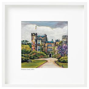 Malahide Castle, Dublin, large framed print by Helen Mathews - FRAMED
