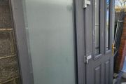 Front door with side glass ,triple glazed