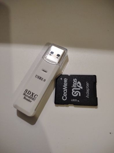 2-in-1 USB 3.0 & 2.0 Card Reader 5Gbps Free inspection