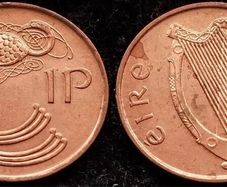 [#2132] - Ireland 2000 | 1 Penny | Irish 1p | KM.20a | UNC