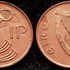 [#2132] - Ireland 2000 | 1 Penny | Irish 1p | KM.20a | UNC