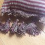 Small silk and polyester decorative cushion Image 3