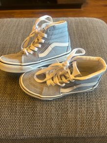 UK 11.5 blue/grey vans