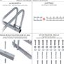 4 Bike Stand Floor or Wall mounted bike rack for garage Bicycle Parking rack Cycle Storage Locking Stand (FREE POSTAGE) Image 4