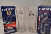 Rare 30cl Unused Fosters 1999 Grand Prix Glasses