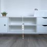 white tv rack Image 3