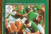Very Rare 1996 Ireland v Western Samoa - November International Programme