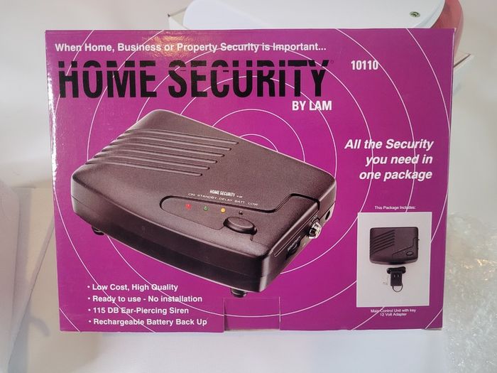 Complete home security alarm system