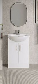 Clearance White Vanity unit & Sink