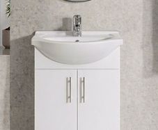Clearance White Vanity unit & Sink