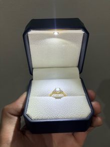 1.25ct Natural Diamond Ring 18K Yellow Gold GCI Certified