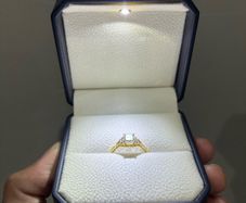 1.25ct Natural Diamond Ring 18K Yellow Gold GCI Certified