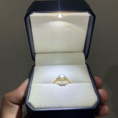 1.25ct Natural Diamond Ring 18K Yellow Gold GCI Certified