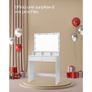 Dressing table with mirror and LED  light bulbs Image 8