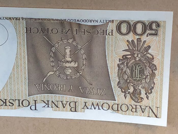 UNCIRCULATED Crisp  Polish banknotes x 5