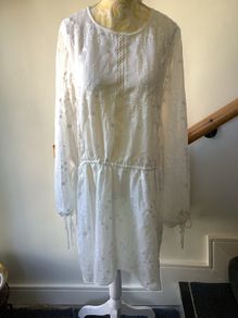H&M embroidered dress, new, size M