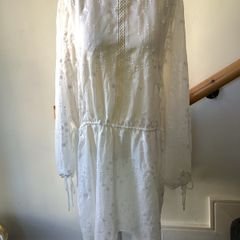 H&M embroidered dress, new, size M