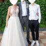 Beautiful champagne wedding dress 850 Image 8