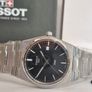 Tissot PRX 40mm Black Dial Steel Case Bracelet Watch T1374101105100 Image 3