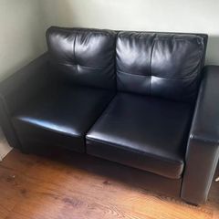 2 seater leather couch
