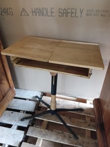 IKEA Alve Solid Pine Laptop Table Collection Only.