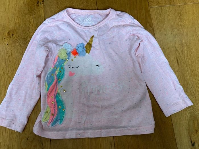 Next baby girl long sleeve top 12/18 months 86cm