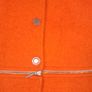 Tuzzi Bright Orange Wool Boucle Zipper Overcoat 8-10UK/36-38EU Image 7