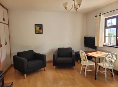 Chairs- Ikea Karlstad Armchair and Footstool