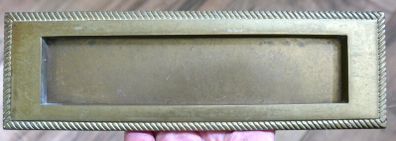 Vintage Georgian Style Brass Mail Slot