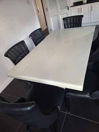 Marble dining table