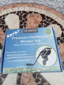 Clothes line winder