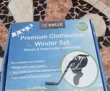 Clothes line winder