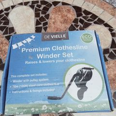 Clothes line winder