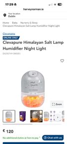 Clevamama Clevapure Air Humidifier and salt lamp