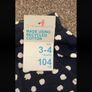 shorts Bnwt navy polka dot age 3-4 primark 100% cotton Image 2