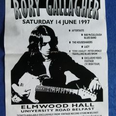 1997 Rory Gallagher Memorial Concert Poster