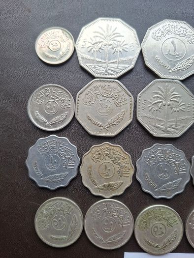 A Lot of 16 coins from Iraq (1938-1990)
