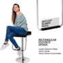 Set of 2 Adjustable Swivel Bar Stools with Backrest - Free Delivery Nationwide Image 9