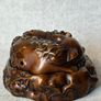 Vintage Chinese Fox And Plum Incense Burner - Patinated Bronze, Signed Image 4