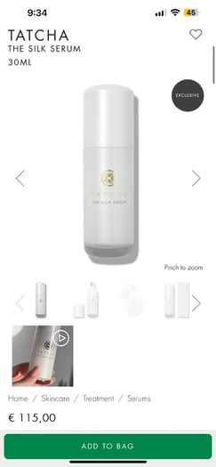 Tatcha The Silk Serum Brand New