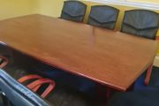 executive board room table with