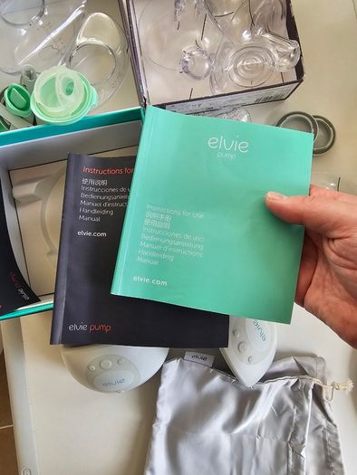 Two Elvie Breast Pump + extras