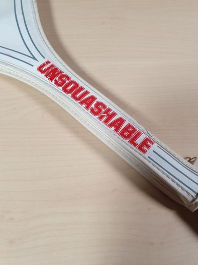 Vintage JAHANGIR KHAN Unsquashable The Conqueror Signiature Squash Racket graphite
