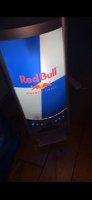 Red bull can dispenser