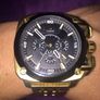 Diesel Armani Watch broken for parts Image 2